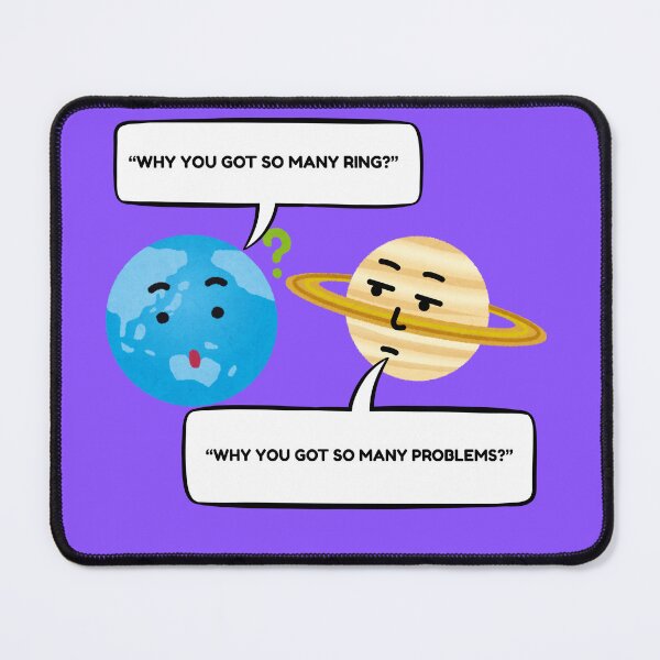 Item preview, SATURN VS EARTH designed and sold by PLANET GOSSIP.