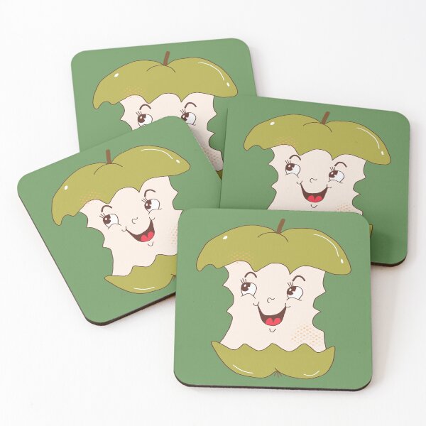 Item preview, Happy Green Apple designed and sold by yellowflowerhut.
