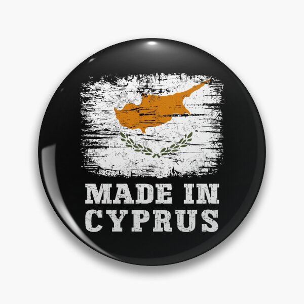 Item preview, Made in Cyprus Retro Distressed Cypriot Flag designed and sold by Dmetalx Art Apparel.