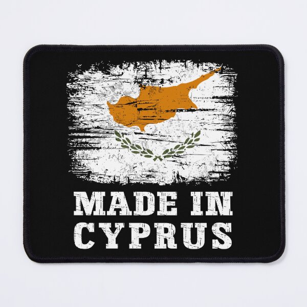 Item preview, Made in Cyprus Retro Distressed Cypriot Flag designed and sold by Dmetalx Art Apparel.