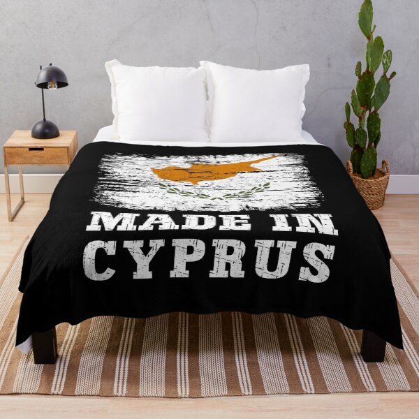 Item preview, Made in Cyprus Retro Distressed Cypriot Flag designed and sold by Dmetalx Art Apparel.