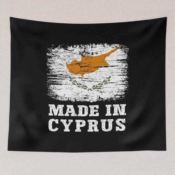 Item preview, Made in Cyprus Retro Distressed Cypriot Flag designed and sold by Dmetalx Art Apparel.