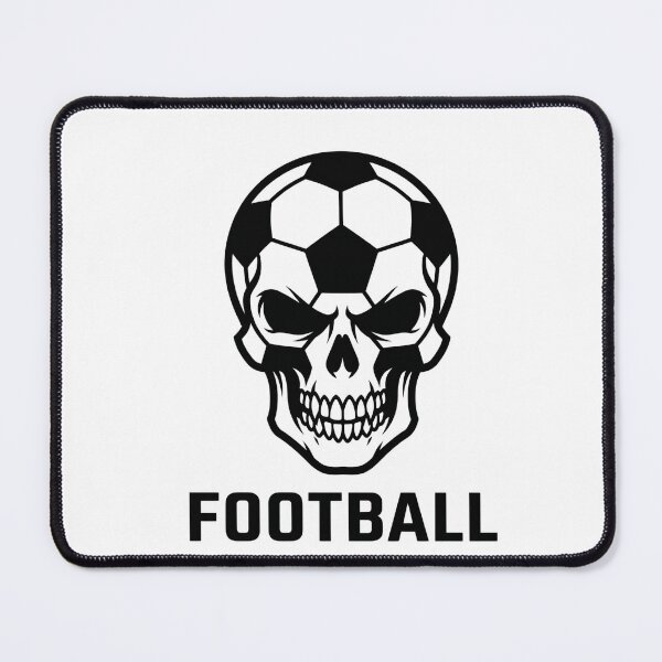 Item preview, Edgy Football Fan Skull Gothic Logo Shirt designed and sold by Mr-wow.