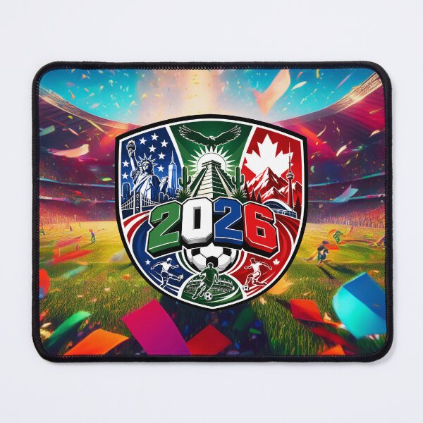 Item preview, Experience football this 2026! Let's celebrate the worldwide event taking place in the USA, also in Mexico and Canada (Ver. D14) designed and sold by ImagineThisOne.
