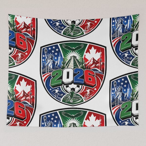 Item preview, Experience football this 2026! Let's celebrate the worldwide event taking place in the USA, also in Mexico and Canada (Ver. D14) designed and sold by ImagineThisOne.