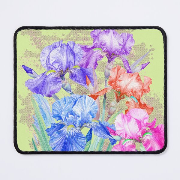 Item preview, bouquet of irises violet and red, multicolores designed and sold by Mevissart.
