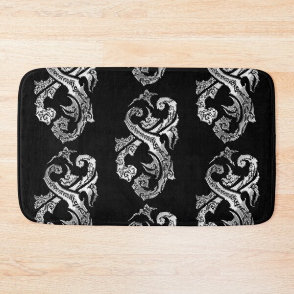Item preview, Symmetrical Tribal Sigil – Dark Ornamental Symbol (chrome) designed and sold by JFOdesign.