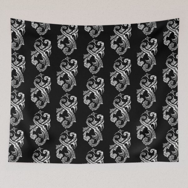 Item preview, Symmetrical Tribal Sigil – Dark Ornamental Symbol (chrome) designed and sold by JFOdesign.