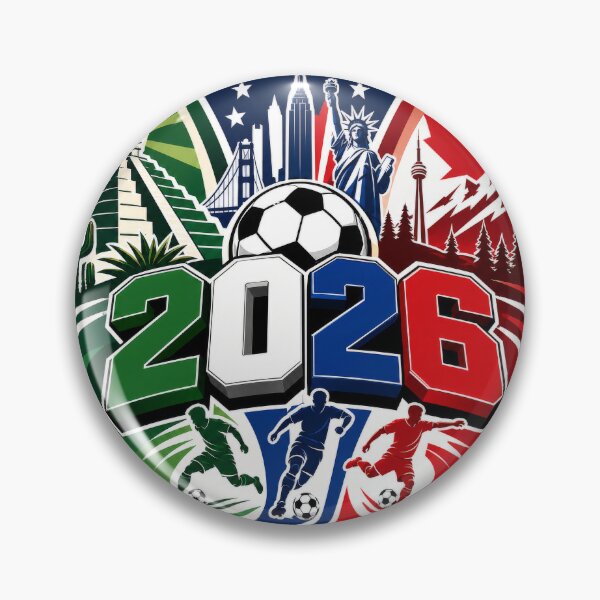 Item preview, Experience football this 2026! Let's celebrate the worldwide event taking place in the USA, also in Mexico and Canada (Ver. D13) designed and sold by ImagineThisOne.