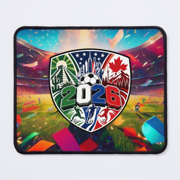 Item preview, Experience football this 2026! Let's celebrate the worldwide event taking place in the USA, also in Mexico and Canada (Ver. D13) designed and sold by ImagineThisOne.