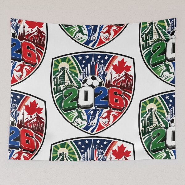 Item preview, Experience football this 2026! Let's celebrate the worldwide event taking place in the USA, also in Mexico and Canada (Ver. D13) designed and sold by ImagineThisOne.