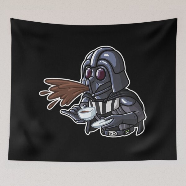 Item preview, Darth Vader and his coffee designed and sold by Raulovski.