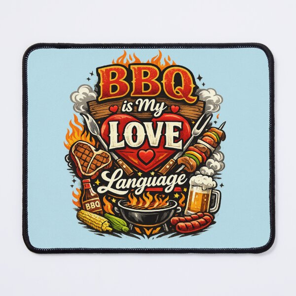 Item preview, BBQ Is My Love Language | Funny Grilling Shirt for BBQ Lovers  designed and sold by GIMO17.