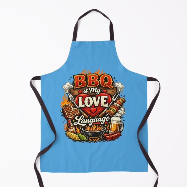 Item preview, BBQ Is My Love Language | Funny Grilling Shirt for BBQ Lovers designed and sold by GIMO17.