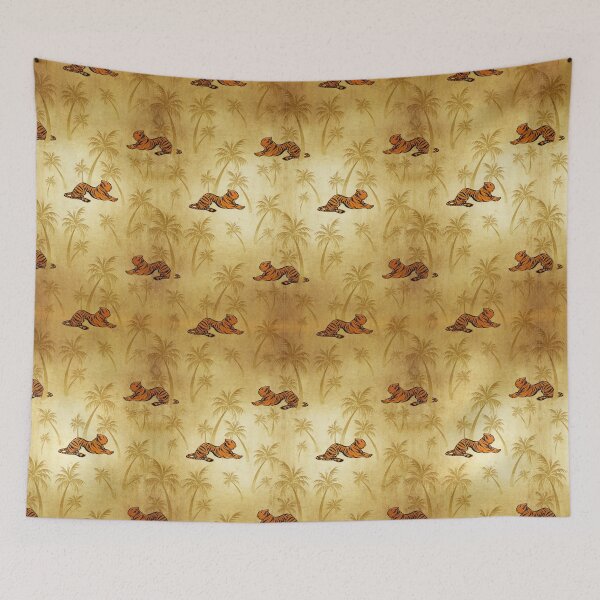 Item preview, Tigers on Antique Gold Foil Pattern designed and sold by KaramfilaS.