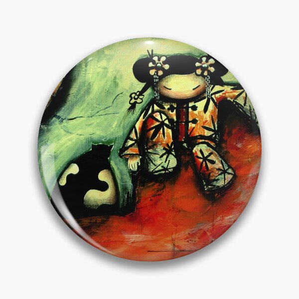 Item preview, Chica en la pared roja designed and sold by Karin Taylor.