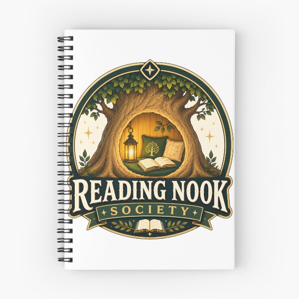 Item preview, Reading Nook Society – Cozy Book Lover Reading Retreat Design designed and sold by Digital Culture Studio.