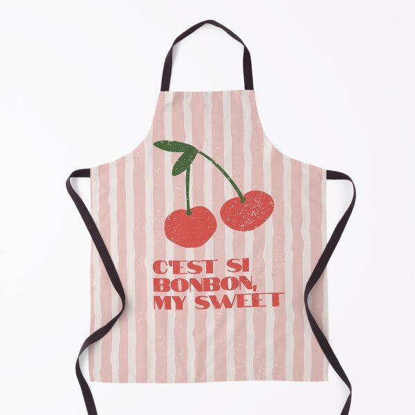 Item preview, Retro Cherry Fruit C'est Si Bon designed and sold by GREENSandGRACE.