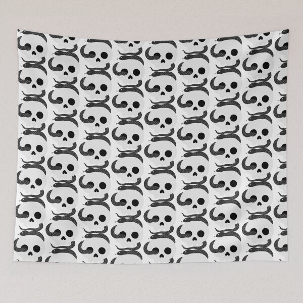 Item preview, Spooky Snake in a Skull designed and sold by Design-by-Steph.
