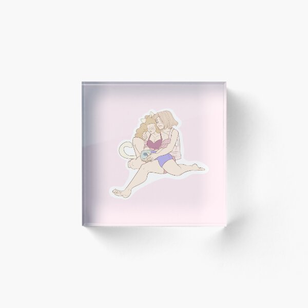 Item preview, Human woman flirts with a catgirl designed and sold by Obelis.