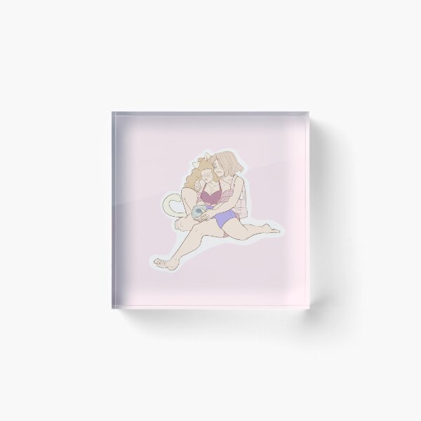 Item preview, Human woman flirts with a catgirl designed and sold by Obelis.