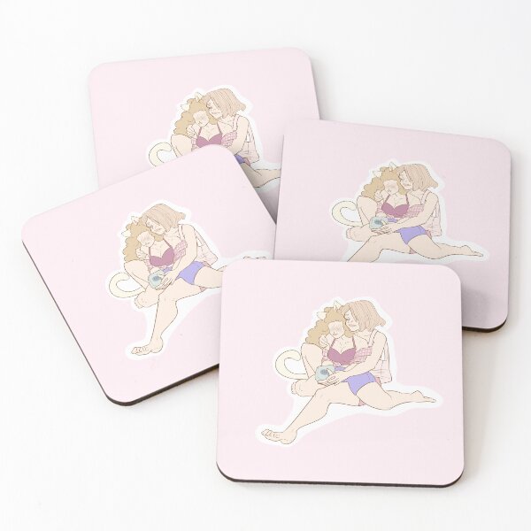 Item preview, Human woman flirts with a catgirl designed and sold by Obelis.