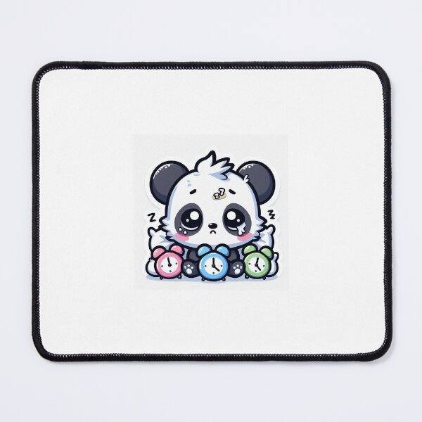 Item preview, Kawaii Tired Panda Sticker designed and sold by PastelPawsArt.