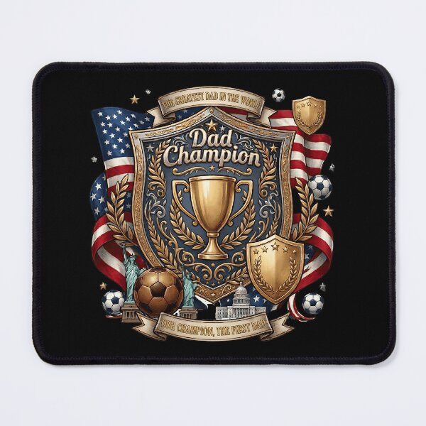 Item preview, Dad Champion Soccer Shirt | Fathers Day Gift for Football Loving Dad designed and sold by Basma Designs | Funny Shirts, Stickers & Mugs.
