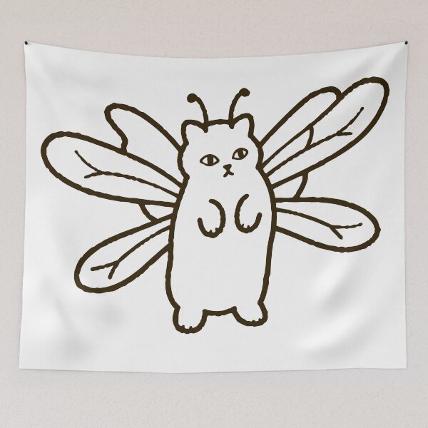 Item preview, fairy cat designed and sold by QuirkyCritterCo.