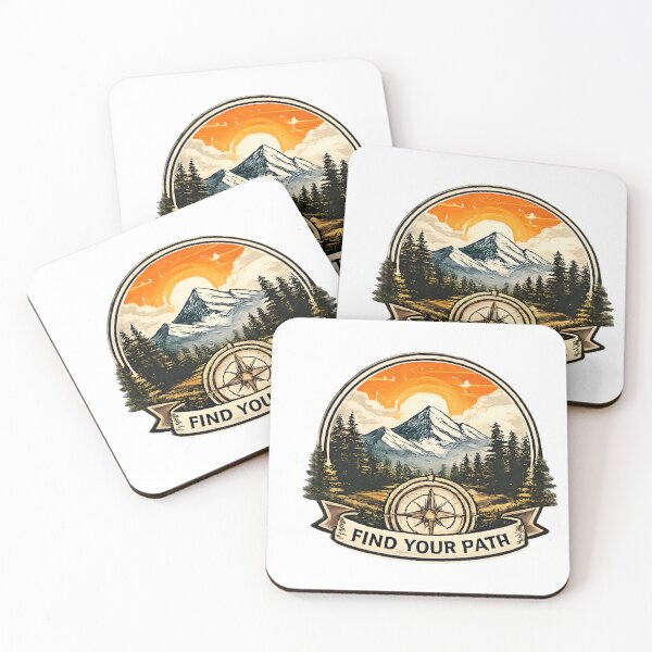 Item preview, Find Your Path Compass & Mountain Adventure Design for Hikers, Campers and Nature Lovers–Find Your Path Mountain Adventure Compass Vintage Outdoor Design designed and sold by vansaidshop ⭐⭐⭐⭐⭐.