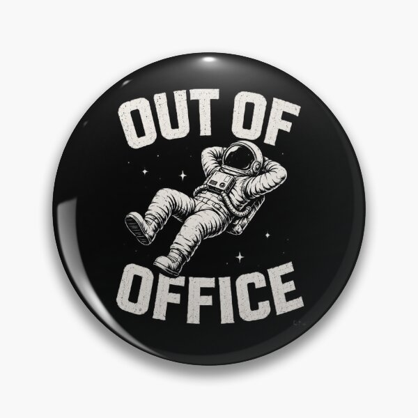 Item preview, Out of Office Astronaut Funny Space T-Shirt designed and sold by BlackBoneArt.