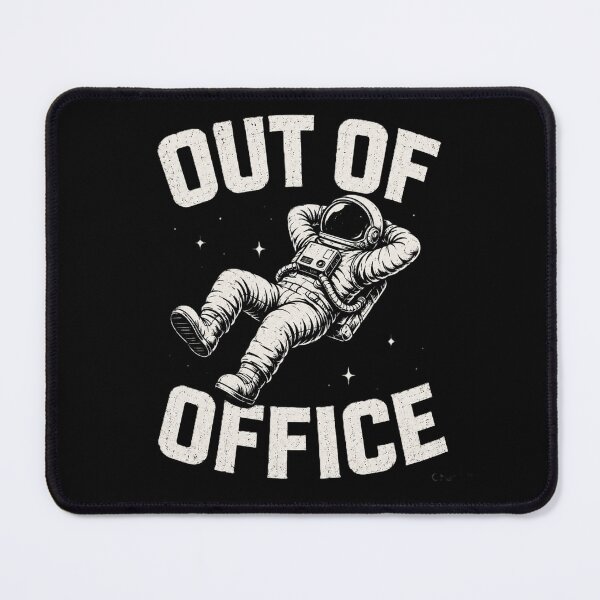 Item preview, Out of Office Astronaut Funny Space T-Shirt designed and sold by BlackBoneArt.