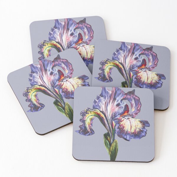 Aperçu de l'œuvre L’Iris mauve violèt créée et vendue par Mevissart.