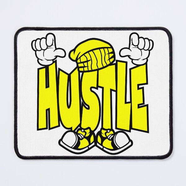 Item preview, Hustle – Motivational Cartoon Character Bold Retro Design Gift for Gym Lovers designed and sold by NFTWords.