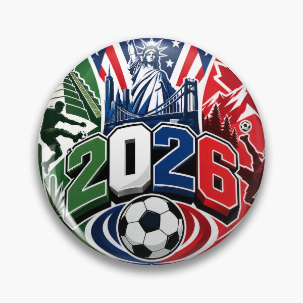 Item preview, Experience football this 2026! Let's celebrate the worldwide event taking place in the USA, also in Mexico and Canada (Ver. D11) designed and sold by ImagineThisOne.