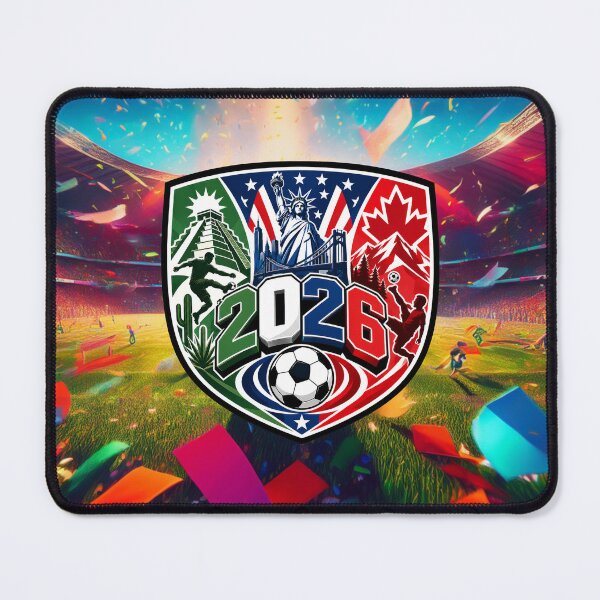 Item preview, Experience football this 2026! Let's celebrate the worldwide event taking place in the USA, also in Mexico and Canada (Ver. D11) designed and sold by ImagineThisOne.