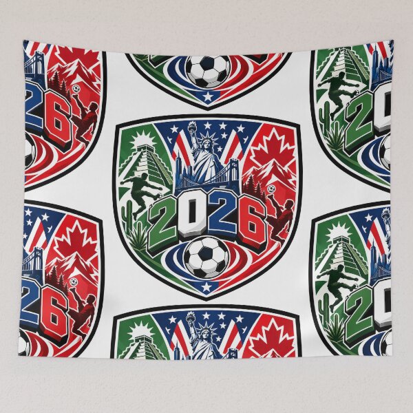 Item preview, Experience football this 2026! Let's celebrate the worldwide event taking place in the USA, also in Mexico and Canada (Ver. D11) designed and sold by ImagineThisOne.