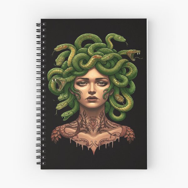 Item preview, Medusa Snake Lady Greek Mythology designed and sold by Atteestude.