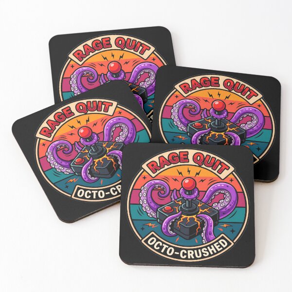 Item preview, Rage Quit Retro Joystick Kraken Gamer  designed and sold by Oommen Studio .