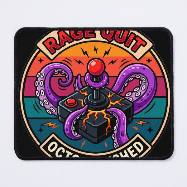 Item preview, Rage Quit Retro Joystick Kraken Gamer  designed and sold by Oommen Studio .
