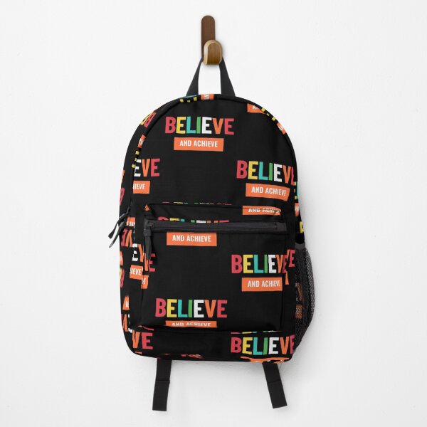 Item preview, Believe and Achieve - Colorful Motivational Typography Design designed and sold by No Excuses .