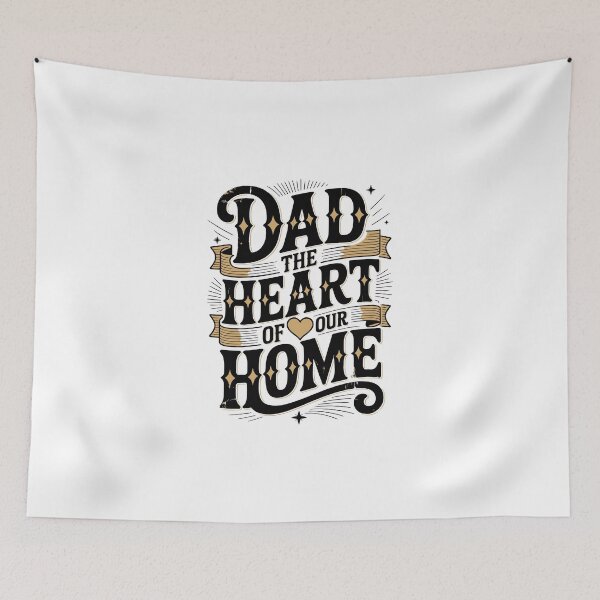 Item preview, Dad the Heart of Our Home designed and sold by jkrphoto.