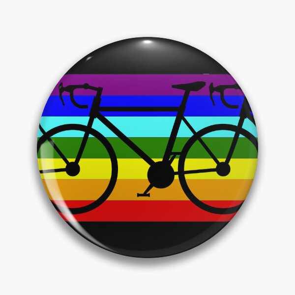 Item preview, Biciclette Ciclismo Arcobaleno Vintage – Silhouette Bici Sport Rainbow designed and sold by rikyfreestyle.