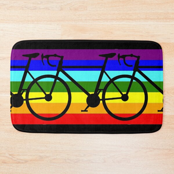 Item preview, Biciclette Ciclismo Arcobaleno Vintage – Silhouette Bici Sport Rainbow designed and sold by rikyfreestyle.