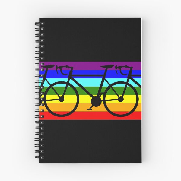 Item preview, Biciclette Ciclismo Arcobaleno Vintage – Silhouette Bici Sport Rainbow designed and sold by rikyfreestyle.