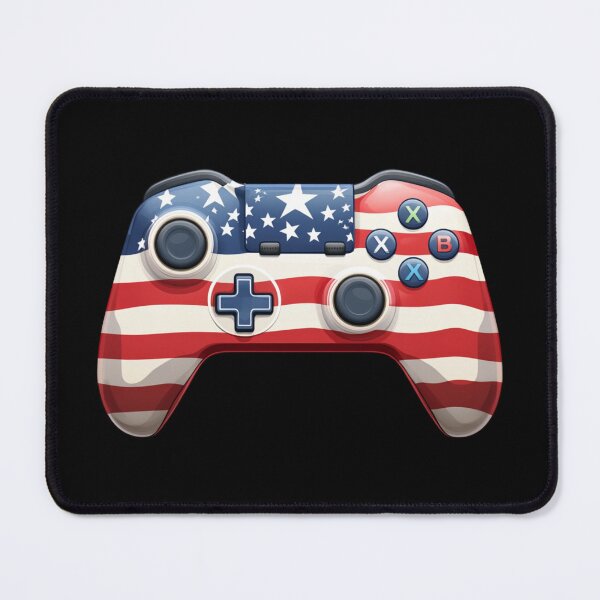Item preview, American Flag Gamer 4th of July Video Games USA Patriotic designed and sold by smartrocket.