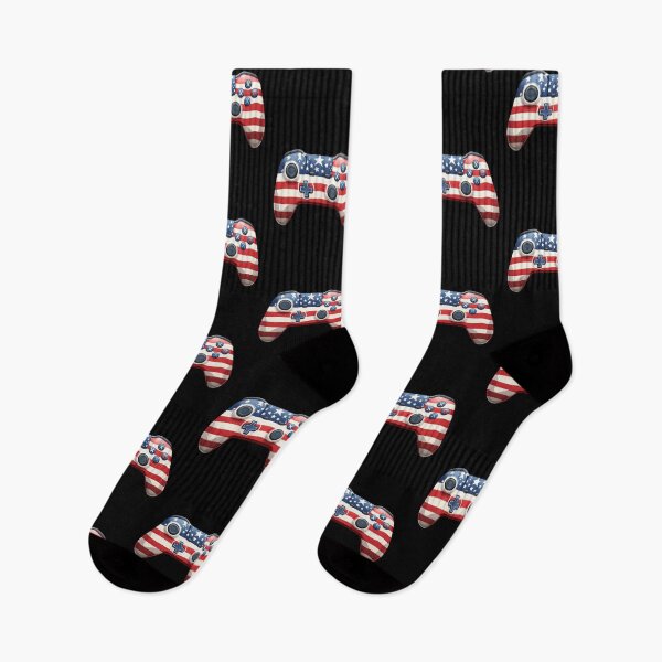 Item preview, American Flag Gamer 4th of July Video Games USA Patriotic designed and sold by smartrocket.