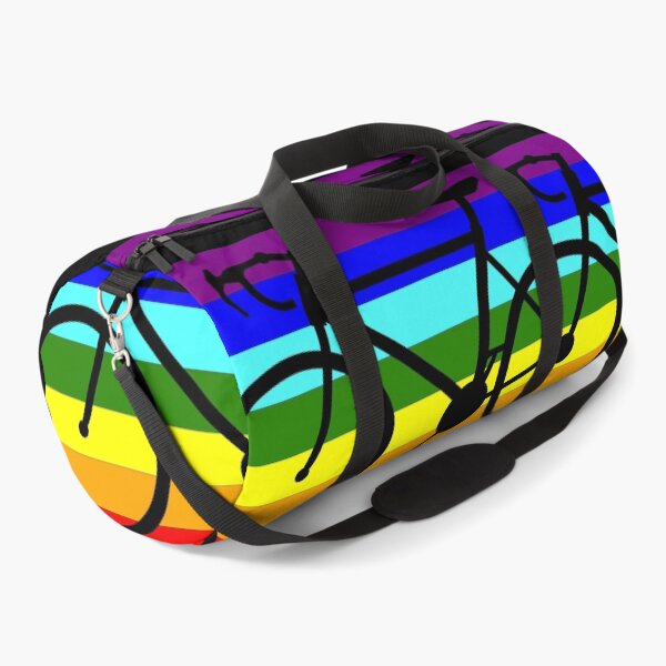 Item preview, Biciclette Ciclismo Arcobaleno Vintage – Silhouette Bici Sport Rainbow designed and sold by rikyfreestyle.