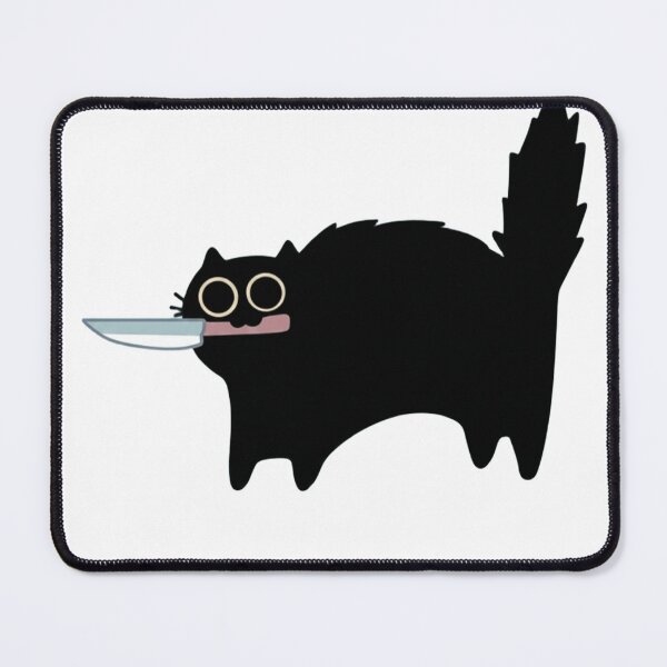 Item preview, Funny Black Cat With Knife - Murderous Void Kitty designed and sold by JossDesign15.