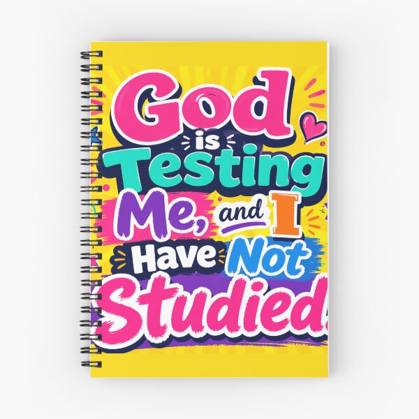 Item preview, God is Testing Me and I Have Not Studied designed and sold by Darke Creations.
